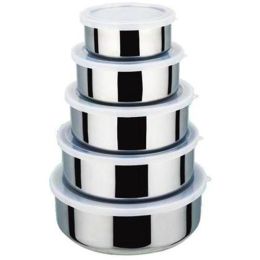 KitchenWorthy Stainless Steel Kitchen Storage Case Pack 24(D0102H72SXY)
