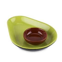 Avocado Chip and Dip Tray by TrueZoo(D0102H7DP1W)
