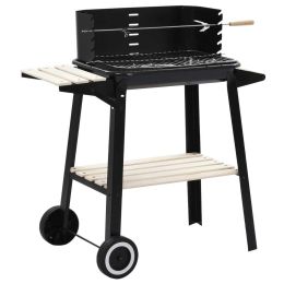 Charcoal BBQ Stand with Wheels(D0102HEJJ67)