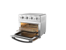 Toaster Oven Air Fryer Combo, Countertop Convection Oven with 4 Accessories & Recipes, Easy Clean, Stainless Steel, Silver(D0102HEVWV7)