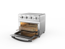 Toaster Oven Air Fryer Combo, Countertop Convection Oven with 4 Accessories & Recipes, Easy Clean, Stainless Steel, Silver(D0102HEVWV7)
