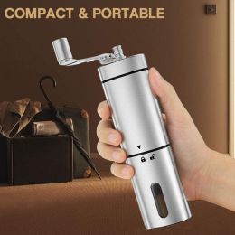 Stainless Steel Triangle Kitchen Manual Handcrank Bean Mill Coffee Grinder(D0102HPKDWY)
