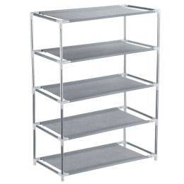 3/4/5/6/7-Tier Shoe Tower Shelf Organizer(D0102HPKWPA)