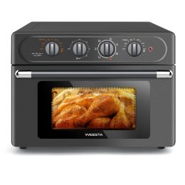 WEESTA Air Fryer Toaster Oven 24 Quart - 7-In-1 Convection Oven with Air Fry, Roast, Toast, Broil & Bake Function - Air Fry Toaster Oven for Counterto