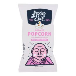 Lesser Evil Popcorn - Organic - Himalayan Pink - .88 oz - case of 18(D0102HXNPDA)
