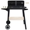 Charcoal BBQ Stand with Wheels(D0102HEJJ67)