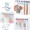 Set of 56 S Shaped Hanging Hooks Hangers for Kitchen, Bathroom(D0101HR3TXY)