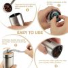 Stainless Steel Triangle Kitchen Manual Handcrank Bean Mill Coffee Grinder(D0102HPKDWY)