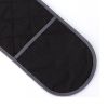 Quilted Double Oven Mitt 30x7inches Cotton Stripe Machine Washable and Heat Resistant Kitchen Pot Holder for Everyday Cooking and Baking Tool(D0101HHC