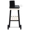 Charcoal BBQ Stand with Wheels(D0102HEJJ67)