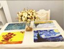 4 Pieces Creative Waterproof Oil-resistant Placemats Wheat Field(D0101HR40IW)