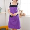 Practical Durable Apron,Waterproof,Grease proofing,Comfortable, Easy Care Purple(D0101HXZ6XY)