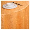 Weddings Banquets Hotels Tabletop Accessories Round Tablecloths 220x220CM (Golden)(D0101HEIESU)