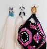Strong Wall Hooks Seamless Sticky Hooks Kitchen Suckers Clothes Rack Mr. Animals(D0101HR49EY)