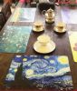 Set Of 2 Waterproof PVC Placemats Insulation Pads Table Mats Van Gogh Starry Sky(D0101HR4CUY)