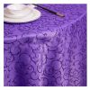 Weddings Banquets Hotels Tabletop Accessories Round Tablecloths 220x220CM (Purple)(D0101HEIE9A)