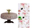 Red Rose Garden Tablecloths Circular Tablecloth 70 Inch(D0101HXMUVY)