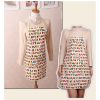 Creative Kitchen Women's Chefs Cooking Cook Apron With Alphabet Love, White(D0101HXZEHV)