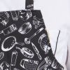 Mens Chef Bistro Apron Aprons Bib for Home Kitchen Cooking/Baking/Cleaning(D0101HXZPRY)