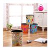 Colorful Wastebasket Round 8L Trash Can/Bins for Home/Kitchen/Office, B(D0101H71VPA)