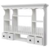 Wooden Kitchen Wall Cabinet White(D0102HE0R9W)