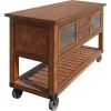 ACME Kadri Kitchen Cart, Distressed Chestnut YF(D0102HECNK7)