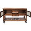ACME Kadri Kitchen Cart, Distressed Chestnut YF(D0102HECNK7)