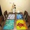 4 Pieces Creative Waterproof Oil-resistant Placemats Starry Sky(D0101HR40QG)