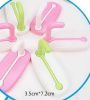 2-Pack Strong Adhesive Wall Hooks Kitchen Bedroom Creative Hooks Rectangle Green(D0101HR497V)