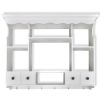 Wooden Kitchen Wall Cabinet White(D0102HE0R9W)