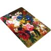 4 Pieces Creative Waterproof Oil-resistant Placemats Multicolor Flowers(D0101HR4007)