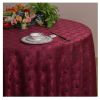 Dining Table Weddings Banquets Hotels Tabletop Accessories Round Tablecloths 220x220CM (Burgundy)(D0101HEIE9W)