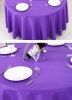 Thicken Solid Colors Table Linens/Tablecloth For Home Or Office(160 CM)-Purple(D0101H57PWU)