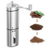 Stainless Steel Triangle Kitchen Manual Handcrank Bean Mill Coffee Grinder(D0102HPKDWY)
