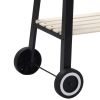 Charcoal BBQ Stand with Wheels(D0102HEJJ67)