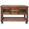 ACME Kadri Kitchen Cart, Distressed Chestnut YF(D0102HECNK7)