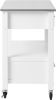 ACME Ottawa Kitchen Cart, Stainless Steel & White YF(D0102HECNTA)