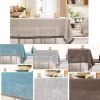Cotton-ramie Fabric 55 by 71 inch Tablecloths Solid Color(D0101H5KT1G)