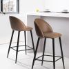 37.8 inches High 2-Piece Bar Stools/Pub Kitchen Chairs (Set of 2)(D0102HPYLLY)