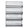 4 Tier Mesh Kitchen Wall Mount Spice Rack Bronze RT(D0102HPDRZU)