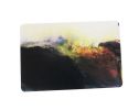 4 Pieces Waterproof Oil-resistant Placemats Dark Color Abstract Painting(D0101HR40QU)