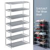 3/4/5/6/7-Tier Shoe Tower Shelf Organizer(D0102HPKWEY)