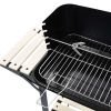 Charcoal BBQ Stand with Wheels(D0102HEJJ67)