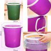 Desktop Waste Basket Office Kitchen Storage Barrel Waste Bin Purple(D0101H5JHQ7)