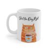 Start the Day Right Cat Holding Goldfish Coffee Tea Mug(D0102HPW32Y)