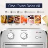 Geek Chef Air Fryer Toaster Oven, 4 Slice Convection Airfryer Countertop Oven,Reheat, Fry Oil-Free, Stainless Steel  XH(D0102HE1HE7)