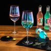 Iridescent Collection Wine Glasses set(D0102HPYV5U)
