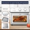 Air Fryer, Geek Chef Convection Air Fryer Toaster Oven, 4 Slice Toaster Air Fryer Oven, Roast, Bake, Broil,Reheat,Fry Oil-Free, Accessories Included,