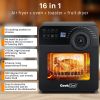 Air Fryer Oven Toaster 4 Slice Toaster Convection Airfryer Countertop Oven, Roast, Reheat,Fry Oil-Free XH(D0102HE1HRW)