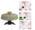 Checked Garden Tablecloths Circular Tablecloth 70 Inch(D0101HXMUCA)